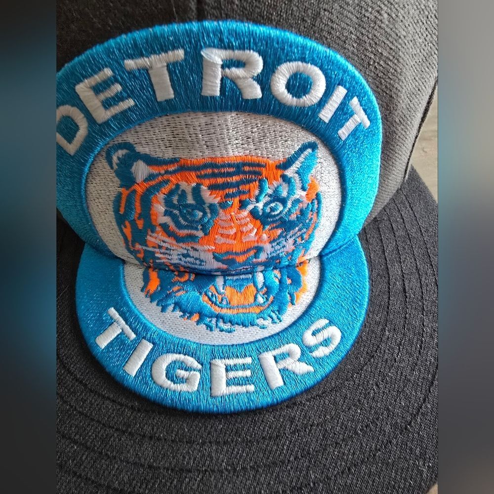 Rare! Detroit Tigers Hat Double Logo '47 Snapback - Picture 8 of 14